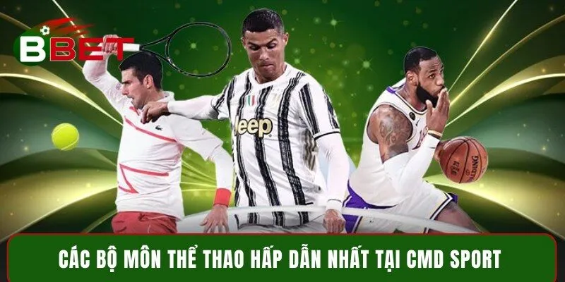 Các bộ môn thể thao hấp dẫn nhất tại CMD Sport 